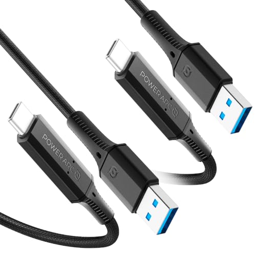 Power Arc Arcwire 2Pack Usb C 3.0 Cable 1M Usb Tipo C Fast Charging Cable 5Gbps Pet Quick Charge Compatibile Con Galaxy S21 S20 S10 S9 S8 Note 20 10 9