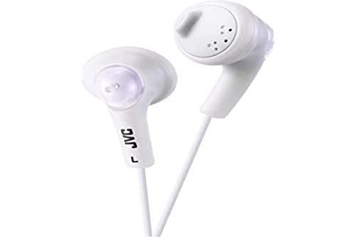 Jvc Ha-F160 Gumy Cuffia Auricolare, Bass Boost, Bianco