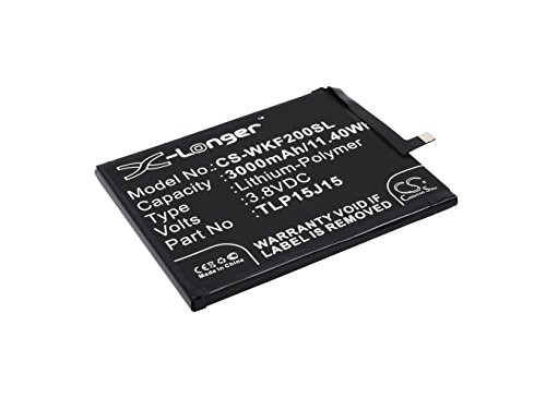 Techtek Batterie Compatibile Con [Wiko] Fever, Fever 4G Sostituisce Tlp15J15, Per Tlp15J30, Per Tlp15L27, Per Tlp16F14 Fba