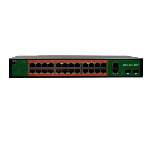 Envio 28 Porte Switch Ethernet Poe Gigabit 24 Porte Ge + 2 Uplink Ge + 2 Uplink Ge Sfp