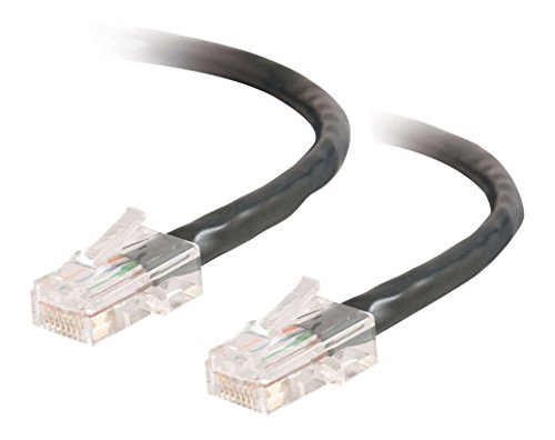 C2G Cat5E 0,5 M-Cavo Ethernet Incrociato (Utp), Cavo Di Rete Patch Crossover, Colore: Nero Nero Nero 1 M