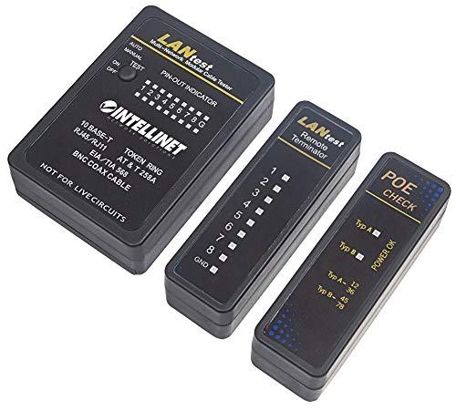 Intellinet I-Ct Pro-Poe - Tester Professionale Poe Rj45 E Bnc