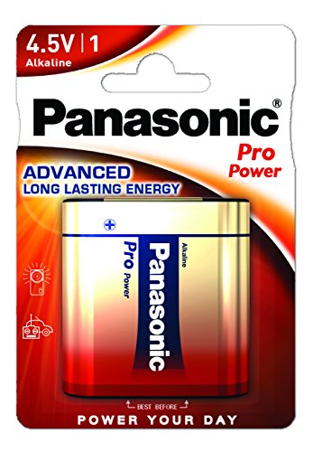 Panasonic 3Lr12 Pro Power Pila Piatta, Blister 1, Rosso/Oro