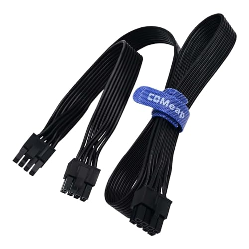 Comeap Atx Cpu 8 Pin Maschio A Doppio Pcie 2X 8 Pin (6 + 2) Cavo Adattatore Di Alimentazione Maschio Per Alimentatore Modulare Corsair 24 Pollici + 8