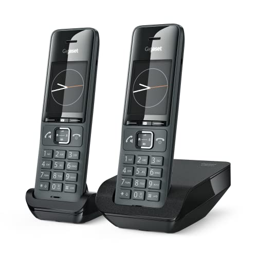 Gigaset Comfort 520 Duo - 2 Telefoni Cordless - Qualità Audio Brillante Anche In Vivavoce - Black List Per Le Chiamate Indesiderate- Rubrica Con 200 C