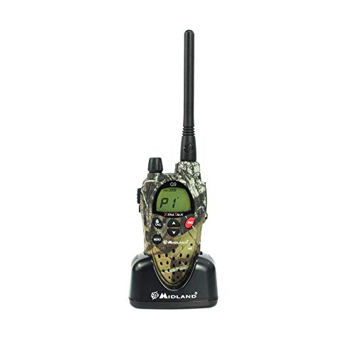 Midland G9 Plus Radio Ricetrasmittente Walkie Talkie Dual Band 8 Canali Pmr446 E 16 Canali Lpd, 1 Ricetrasmettitore, 4 Batterie Ricaricabili Ni-Mh Aa 