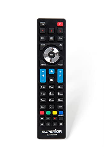 Superior Electronics - Telecomando "Philips" Replacement, Ricambio Universale Compatibile Con Tutti I Tv E Smart Tv Di Marca Philips, Pronto All'Uso N