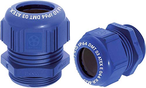Lapp Skintop® Kr-M 20X1,5 Atex Plus Bu Pressacavo Filettato M20 Poliammide Blu (Ral 5015) 1 Pz.
