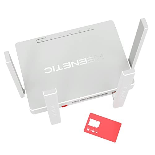 Keenetic Hero 4G+ (Kn-2311) Wi-Fi 6 Ax1800 Mesh, 4X1G, Vpn Wireguard E Openvpn Integrate, Configurazione Facile, Parental Control, Media Server