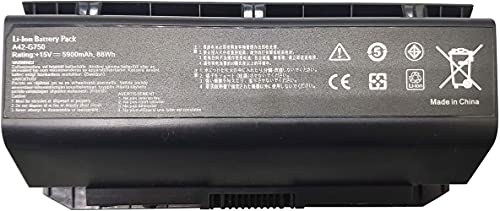 Askc 88Wh A42-G750 Batteria Per Asus Rog G750 G750J G750Jh G750Jm G750Js G750Jw G750Jx G750Jz G750Jha G75Lm2H G750Y47Jx-Bl Series Notebook 0B110-00200