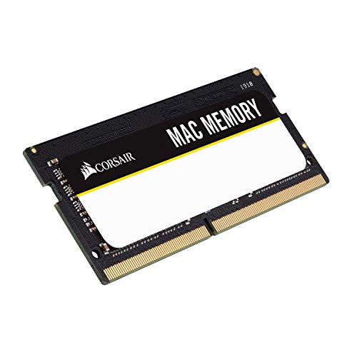 Corsair Mac Memory Sodimm 4Gb (1X4Gb) Ddr3 1066Mhz Cl7 Memoria Per Sistemi Mac, Qualificata Apple , Nero