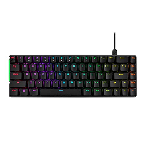 Asus Rog Falchion Ace Tastiera Meccanica Da Gaming, Illuminazione Rgb, Switch Rog Nx Rossi, Stabilizzatori Tastiera, Foam Insonorizzato, Tasti In Pbt,
