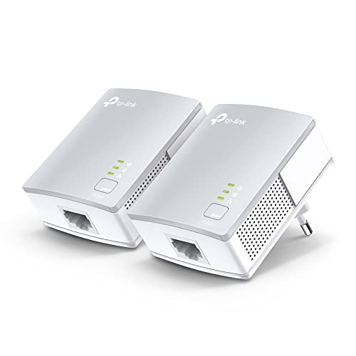 Tp-Link Tl-Pa411Kit Powerline Adapter Starter Kit, 500 Mbps, 2 Pezzi