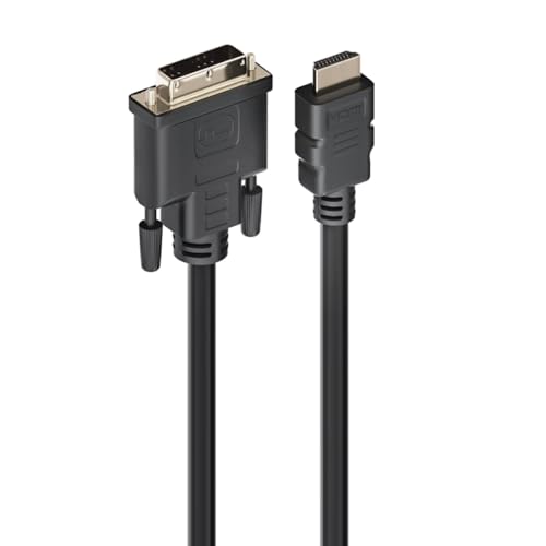 Ewent Cavo Adattatore Hdmi A Dvi-D Connessione Di Qualità Tra Dispositivi Hdmi E Schermi Dvi-D, Full Hd 1080P @60Hz - Lunghezza: 3 Metri