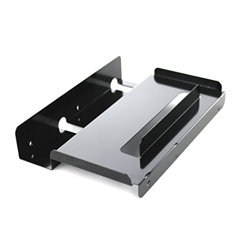 Fantec Qb-Bracket 25 Adattatore Per Hdd E Ssd Da 2,5" Per I Box Case Esterni Serie Qb, Adattatore Da 2,5 Pollici A 3,5 Pollici, Nero