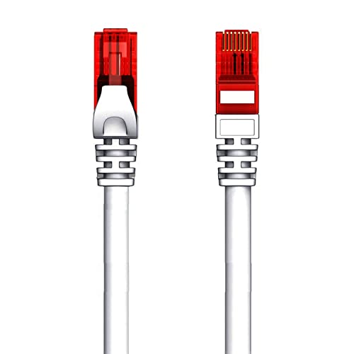 Welly Enjoy Wy40157 Cavo Di Rete Patch Cat.6 U/Utp Ethernet Gigabit Lan Rj45, Lunghezza 7 M, Pvc, Cca, Awg 24/7, Grigio