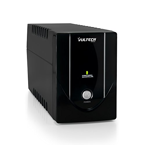 Vultech Ups1200Va-Lite Gruppo Di Continuità Offline, Nero