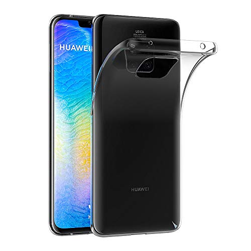 Aicek Cover Huawei Mate 20 Pro, Cover Huawei Mate 20 Pro Silicone Case Molle Di Tpu Trasparente Sottile Custodia Per Mate 20 Pro (6.39 Pollici)