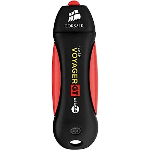 Corsair Flash Voyager Gt Unità Usb 3.0 Da 1 Tb, Alte Prestazioni Con Usb 3.0 O Usb 2.0, Alloggiamento In Gomma Resistente, Impermeabile, Resistente Ag