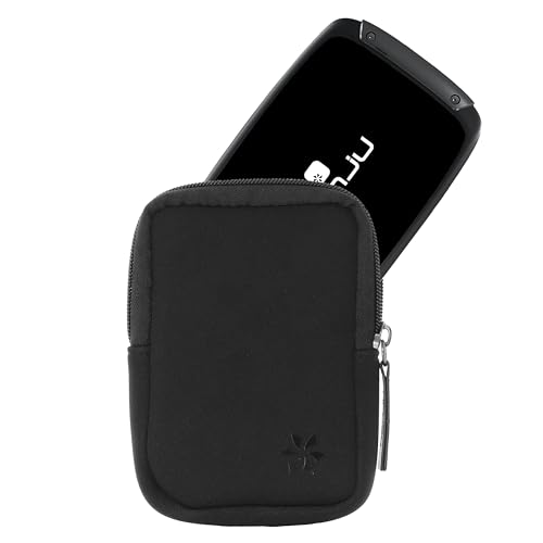 Honju Bike Borsa In Neoprene Per Tomtom Rider 500 / 550 / 50 Le (Protezione Dello Schermo, Protezione Da Graffi E Sporco) - Nero