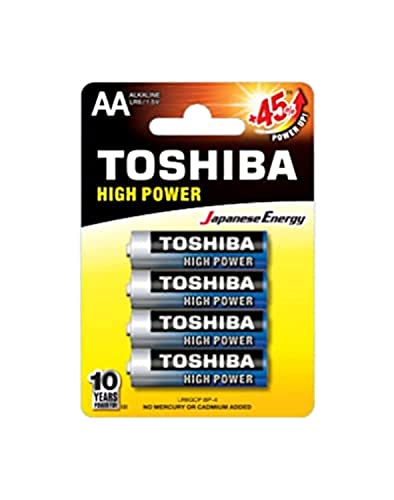 Toshiba Lr6Gcp Bp-4 Pila Domã‰Stica Batería De Un Solo Uso Aa Alcalino Pack 4