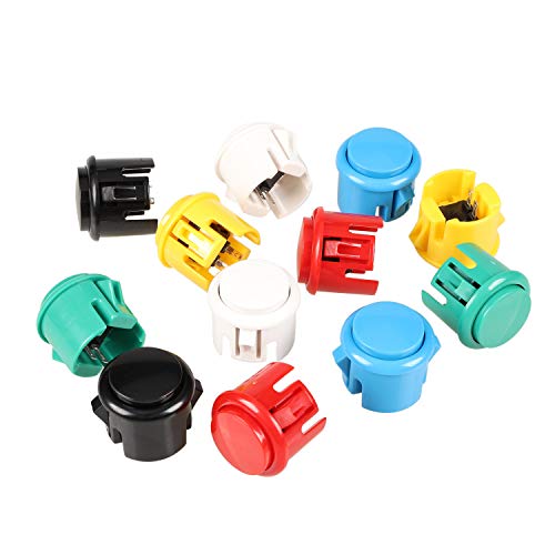 Eg Starts 12X 30Mm Interruttore A Pulsante Copia Sanwa Obsf-30 Obsc-30 Obsn-30 Pulsanti Gioco Di Combattimento Arcade Fai Da Te E Giochi Super Street