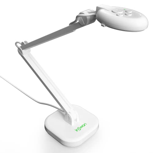 Inswan Ins-2 Telecamera E Visualizzatore Di Documenti- Ultra Hd 4K 13Mp, Autofocus Automatico Dual, Luce Led E Microfono – Windows, Mac Os, Chromebook