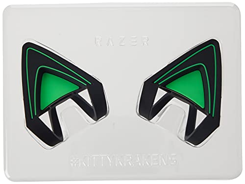 Razer Kitty Ears, Orecchie Da Gattino Per Tutte Le Cuffie Razer Kraken, Progettate Per Adattarsi Al Tuo Razer Kraken, Regolabili, Impermeabili, Verde