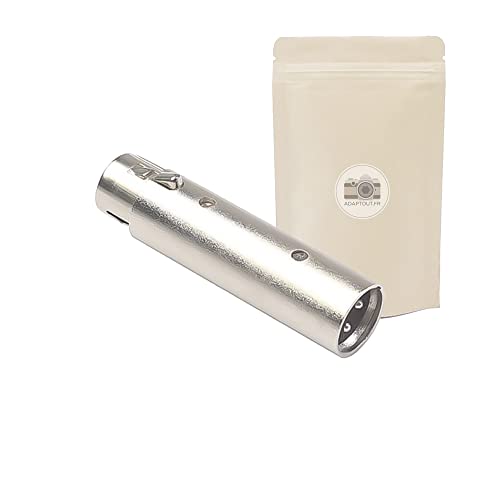 Adattatore Da Dmx Xlr 5 Pin Poli Femmina A Dmx Xlr 3 Poli Maschio - Adaptout Marca Francese