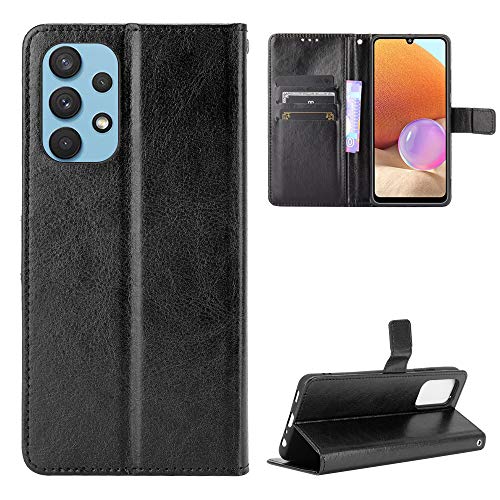 Qiongnian Cover Per Samsung Galaxy A32 4G (European Version),Custodia Per Samsung Sm-A325F/Ds Galaxy A32 4G 2021 / Sm-A325M/Ds Custodia Portafoglio In