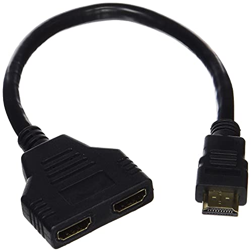 Adattatore Per Cavi Hdmi, Sdoppiatore, Da 1 Maschio A 2 Femmine, 1080P, Per Cavi Master Hd Di Tv Di Marca
