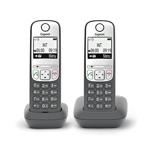 Gigaset As485 Duo, Telefoni Cordless, Vivavoce, Trasferimento Di Chiamata, Tastiera Illuminata, Chiamate Interne Tra I Due Portati, [Italia]