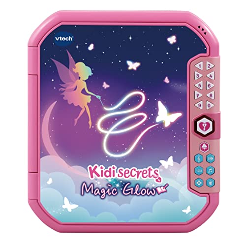 Vtech Kidisecrets Magic Glow - Diario Elettronico Segreto Con Penna Magica E Serratura A Combinazione, Per Bambini Dai 6 Ai 12 Anni, Versione Tedesca