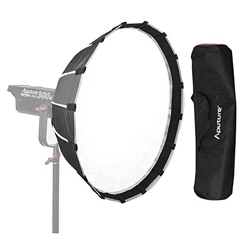 Aputure Light Dome Mini Ii (21.6 ") Studio Compatto Di Dimensioni Compatte Riflessione Parabolica Softbox Bowens Montaggio Per Aputure Ls Cob 120T/120