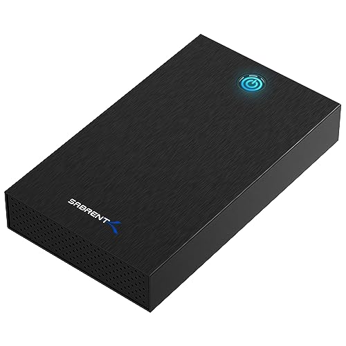 Sabrent Case Ssd/Hdd Hard Disk Esterno Da Sata 2.5/3.5" A Usb 3.2, Custodia Per Disco Rigido Esterno, Adattatore Per Disco Rigido E Solido, [Supporto