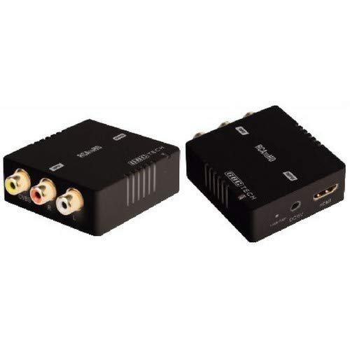 Cod. 14.2800.91-Mini Convertitore Av Rca/Hdmi Ridottissime Dimensioni (Solo 60X56X21Mm) Per Il Nuovo Convertitore Av Rca/Hdmi Di Gbc. Supporta U...