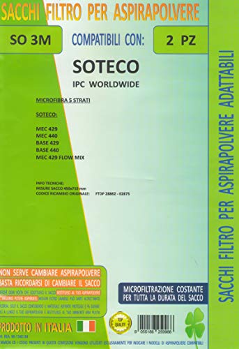 Filter So3M Conf. 2Pz Sacchetti Soteco Ipc Mec 429 440 Base 429 440 Worldwide Mec 429 Flow Mix Ftdp 28862-02875