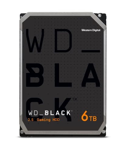 Wd_Black 6 Tb Prestazioni 3,5" Disco Rigido Interno - Classe 7.200 Rpm, Sata 6 Gb/S, Cache 256 Mb