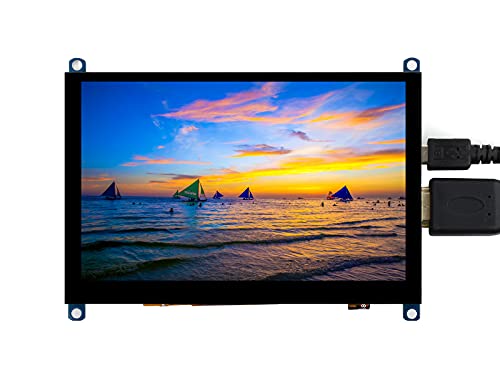 Waveshare 5 Pollici Hdmi Lcd Display Per Raspberry Pi 800X480 Touchscreen Tft Capacitivo Schermo Monitor Supporto Raspberry Pi 4B/3B+/A+/B/2B/B+/A+/Ze