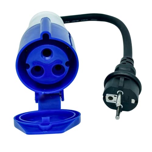 Evplug/Adattatore Per Ricarica Ev Cetac 32 A Schuko 16A 50Cm - Max 16A