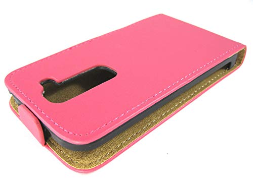 Tumundosmartphone Custodia Di Pelle Premium Ultra-Slim Per Lg G2 Mini D620 Colore Rosa