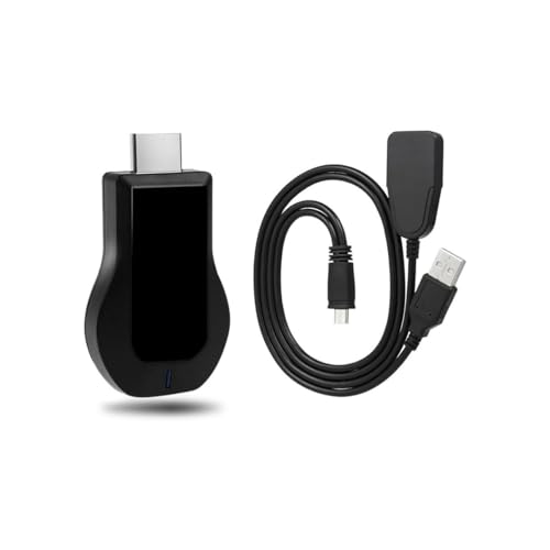 Wifi Display Dongle 1080P, Ricevitore Display Wireless Hdmi, Screen Mirroring Da Smartphone A Tv/Monitor, Condivisione Schermo In Hd (Modello 2178 "Al