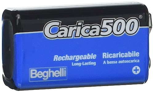Beghelli Carica500 Pila Ricaricabile A Bassa Autoscarica, Transistor 200Mah