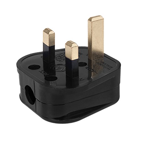 Maclean, Mce193, Spina Di Rete A 3 Pin, 13 A, 230 V, In Uso Nel Regno Unito (1 Pezzo)
