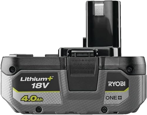 Ryobi Rb1840 Xg, Batteria Al Litio 18V One+ 4.0Ah Compatta, Batteria Di Lunga Durata Con 4 Indicatori Dello Stato Di Carica, Tecnologia Intellicell, S