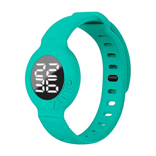 Zittomyo Watch Orologio In Silicone Quadrante Led (Ocean Green)