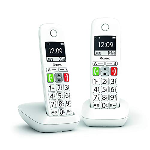 Telefono Fisso Gigaset E290 Duo Bianco