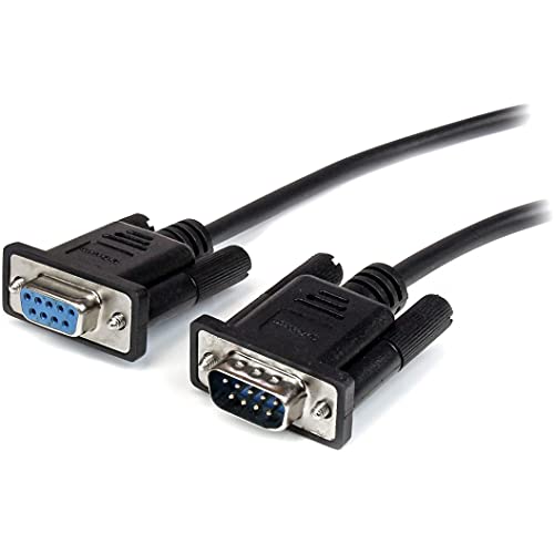 Startech.Com Cavo Seriale Diretto Rs232 Db9 3M Nero - M/F