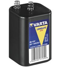 Varta 4 R 25 X 8500Mah Varta (431) 6 V Batteria 6 Volt Blo.
