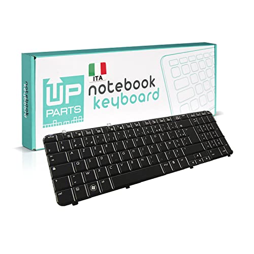 Up Parts® - Azienda Italiana - Tastiera Taliana Per Notebook Hp Pavilion 250 G4 250 G5 255 G4 256 G4 Hp 15 Serie Hp 15G Serie, Hp 14G Serie, Hp 14 Ser
